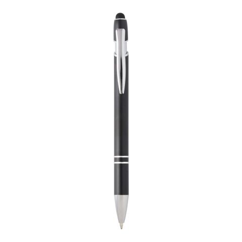 Stylo bille Kish avec finition argentée Standard | Noir | sans marquage | non disponible | non disponible