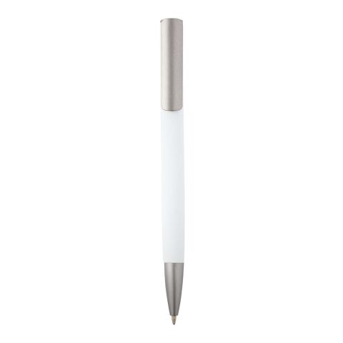 Stylo bille Ziggur en aluminium (encre bleue) Standard | Blanc | sans marquage | non disponible | non disponible