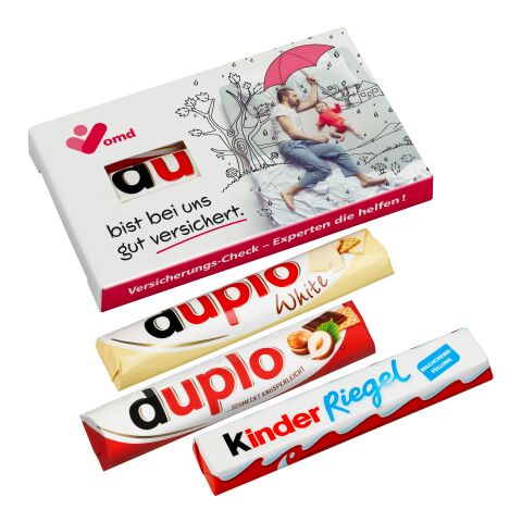 Pack de 3 duplo avec duplo classic , duplo blanc &amp; Kinder Chocolat Impression Numérique