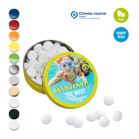 Boîte XS avec pastilles à la menthe Stévia*, 18g sans marquage