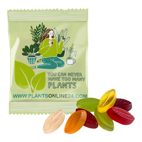 Gommes de fruits PERSONNALISÉES, VEGAN, 20 g, sachet conventionnel sans marquage