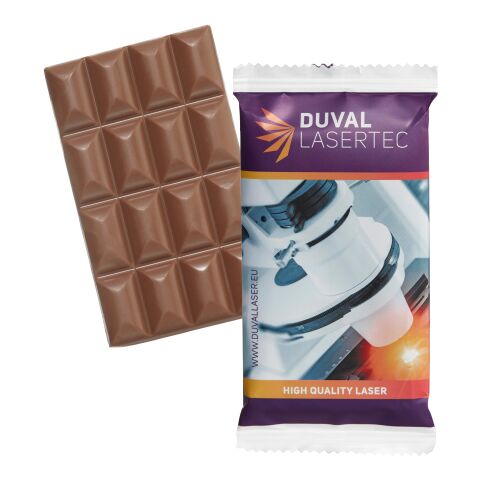 Tablette de chocolat SUPER MAXI, flowpack conventionnel blanc | Numérique ou Flexographie