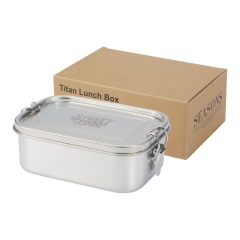 Boîte repas Titan en acier inoxydable recyclé Standard | Argent | sans marquage | non disponible | non disponible