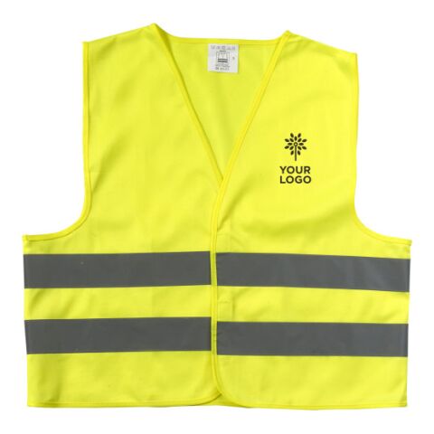 Gilet de sécurité en polyester pour enfant jaune | sans marquage | non disponible | non disponible