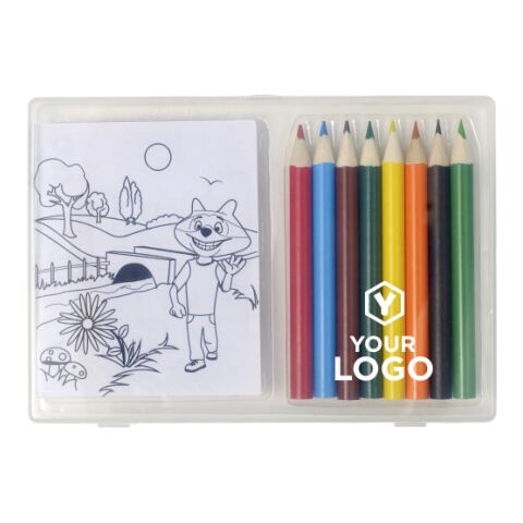 Set à dessin de 8 crayons de couleur et 20 feuilles