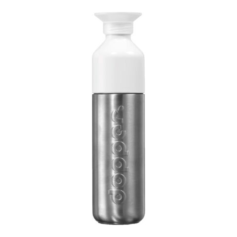 Dopper Solid Steel 490 ml argent/blanc | sans marquage | non disponible | non disponible