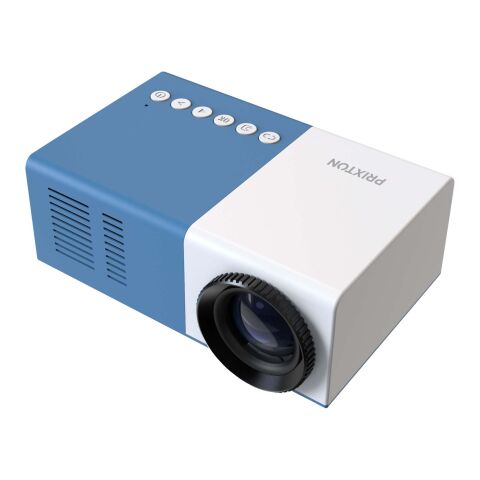 Mini projecteur Prixton Cinema Standard | Bleu-Blanc | sans marquage | non disponible | non disponible