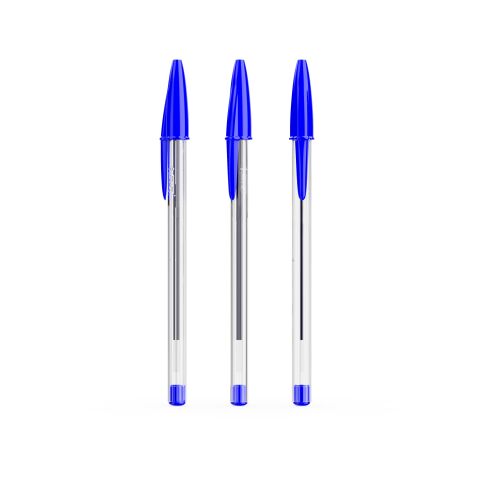 BIC® Cristal® Expression bleu | encre bleu | sans marquage | non disponible | non disponible