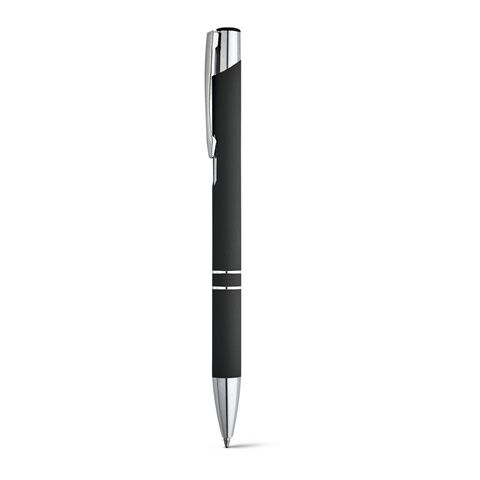 BETA SOFT. Stylo en aluminium avec finition en caoutchouc