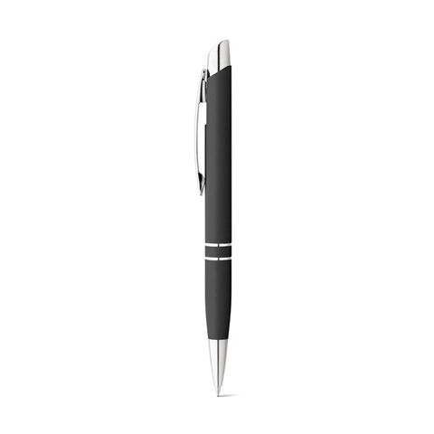 MARIETA SOFT. Stylo en aluminium avec clip Noir | sans marquage