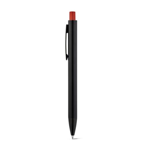 JOAN. Stylo en aluminium avec finition mate Rouge | sans marquage