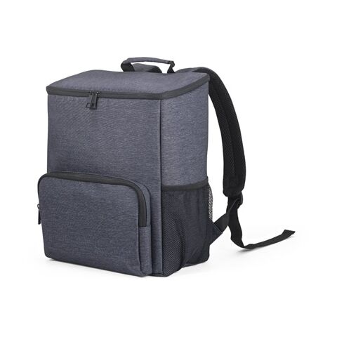 BOSTON COOLER. Sac à dos thermique en nylon 2Tone Bleu | 15 L | sans marquage