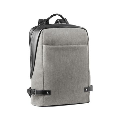 DIVERGENT BACKPACK II. Sac à dos pour ordinateur portable jusqu&#039;à 15.6&#039;&#039; en tissu et PU Beige | sans marquage