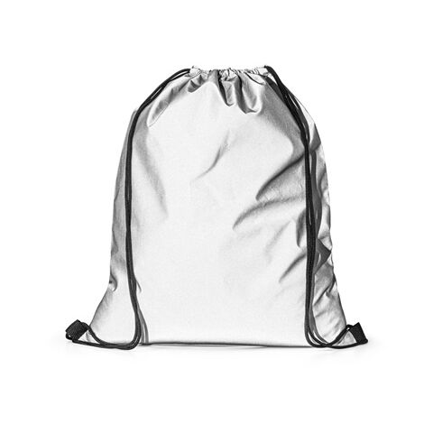 SYROS. Sac réfléchissant en polyester (200 g/m²) Argenté | sans marquage