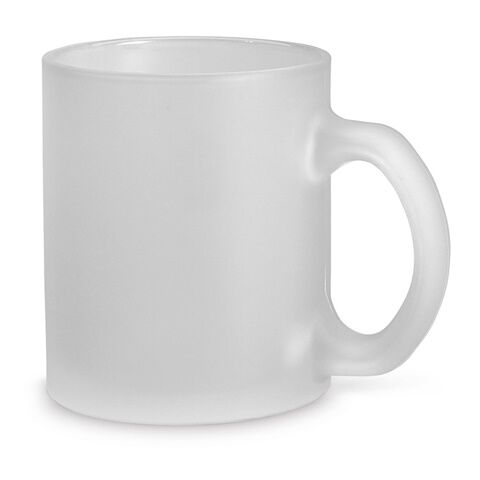 KENNY II. Mug en verre 340 mL Blanc | sans marquage