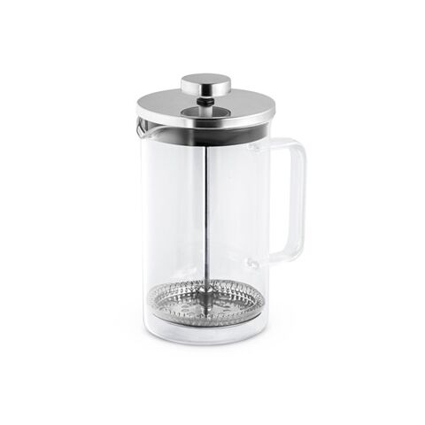 JENSON. Cafetière 600mL en verre borosilicate et acier inox