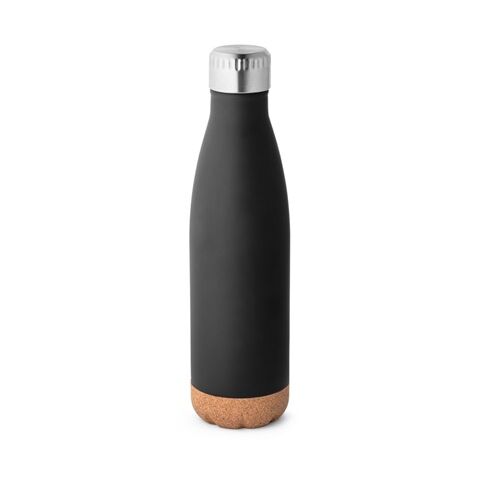 SOLBERG. Thermos 560mL en acier inox avec base en liège