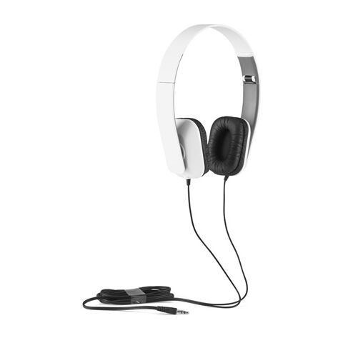 GOODALL. Casque audio pliable et ajustable en ABS Blanc | sans marquage