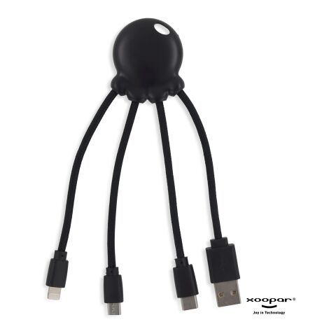 2087 | Xoopar Octopus Charging cable Noir | sans marquage | non disponible | non disponible | non disponible