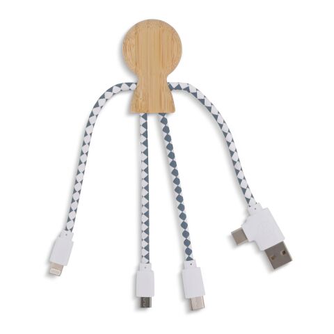 Xoopar Mr. Bio Bamboo Charging Cable