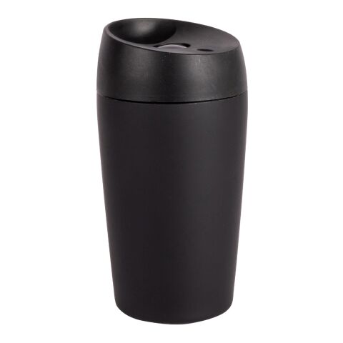 Mug de voyage Sagaform Loke avec finition caoutchoutée 240ml Noir | sans marquage | non disponible | non disponible | non disponible