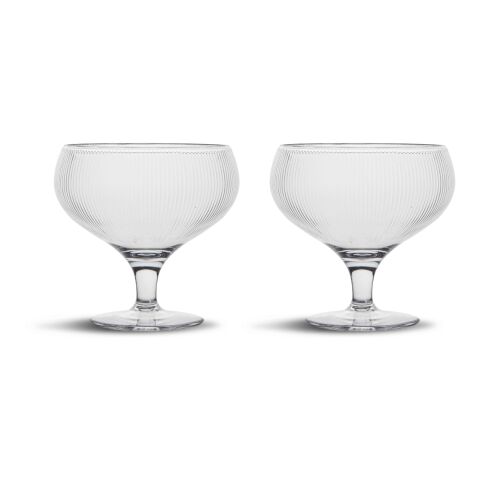 Billi coupe verre 300 ml set de 2 Transparent | sans marquage