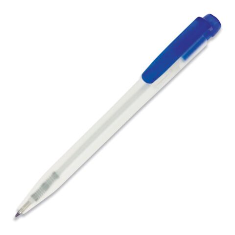 Stylo Ingeo TM Pen Clear transparent Bleu / Blanc | sans marquage | non disponible | non disponible | non disponible