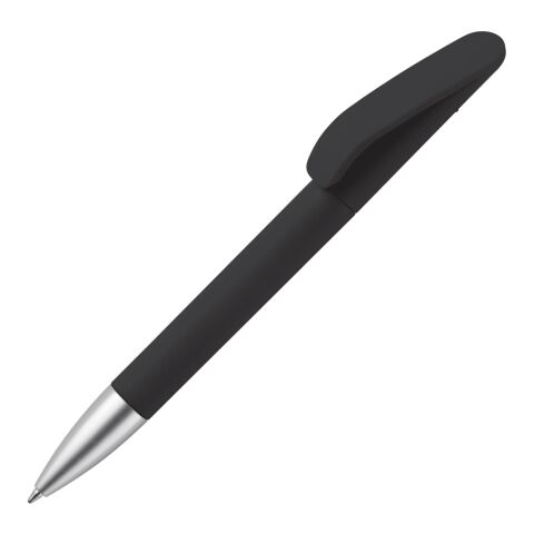 Stylo-bille Slash soft touch R-ABS Noir | sans marquage | non disponible | non disponible | non disponible