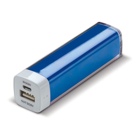 Powerbank Transparent 2200mAh Bleu foncé | sans marquage | non disponible | non disponible | non disponible