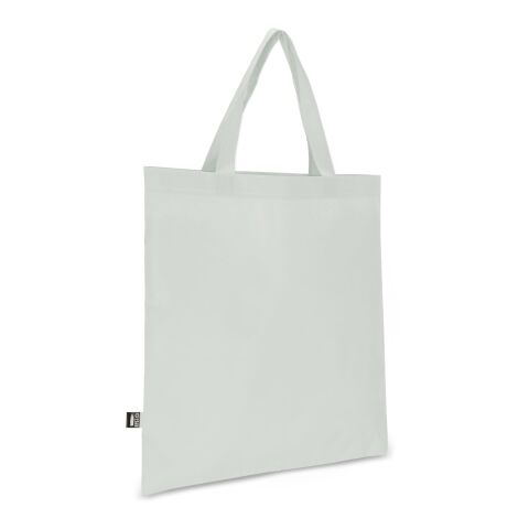 R-PET Sac de transport non tissé poignées courtes 38 x 42cm 75g/m² Blanc | sans marquage | non disponible | non disponible | non disponible