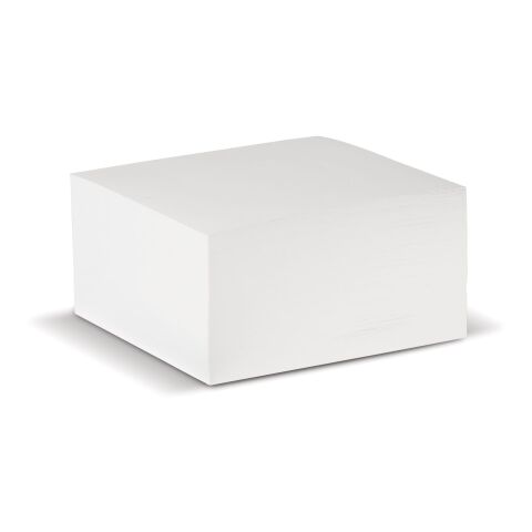 Bloc cube 10x10x5cm FSC Blanc | sans marquage | non disponible | non disponible | non disponible