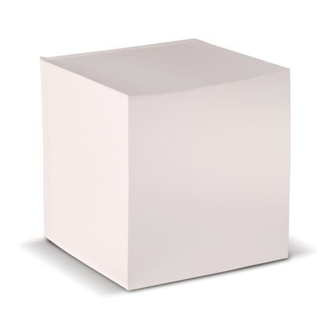 Bloc cube papier recyclé 10x10x10cm Blanc | sans marquage | non disponible | non disponible | non disponible