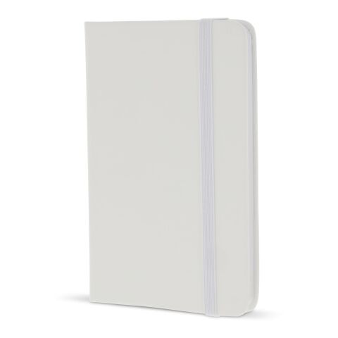 Carnet A6 en PU avec pages FSC Blanc | sans marquage | non disponible | non disponible | non disponible