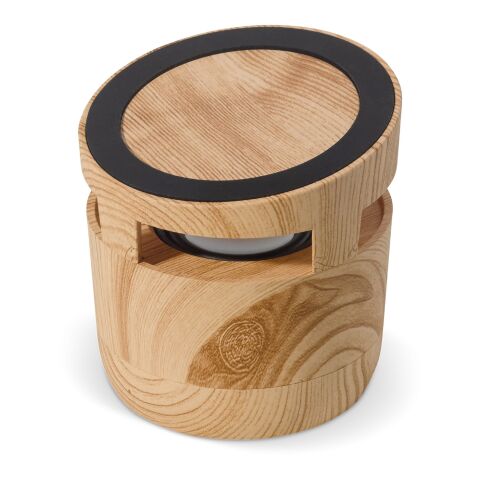 Enceinte 3W et Chargeur sans fil 5W en bois Nature | sans marquage | non disponible | non disponible | non disponible