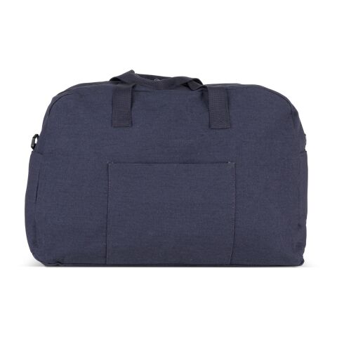 Sac de voyage en toile recyclée Bleu foncé | sans marquage | non disponible | non disponible | non disponible