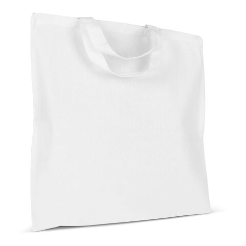 Sac shopping OEKO-TEX® couleur court 140g/m² 38x42 cm Blanc | sans marquage | non disponible | non disponible | non disponible