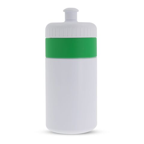 Bidon de sport avec bord 500ml Blanc | sans marquage | non disponible | non disponible | non disponible