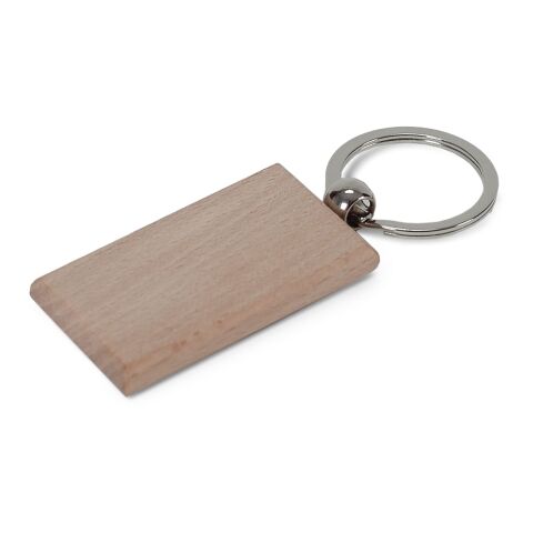 Porte-clés rectangulaire en bois Nature | sans marquage | non disponible | non disponible | non disponible