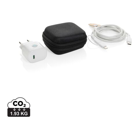 Set de 2 chargeurs 20W en PET recyclé RCS Boost noir | sans marquage | non disponible | non disponible