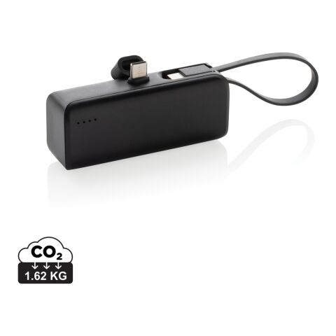 Powerbank 3000mAh en plastique RCS connexion USB C Powerlink noir | sans marquage | non disponible | non disponible