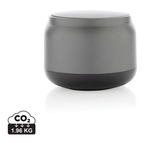 Enceinte 3W en plastique recyclé RCS BeatBuddy gris | sans marquage | non disponible | non disponible