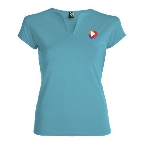 T-shirt Belice à manches courtes pour femme Standard | Turquoise | XL | sans marquage | non disponible | non disponible | non disponible