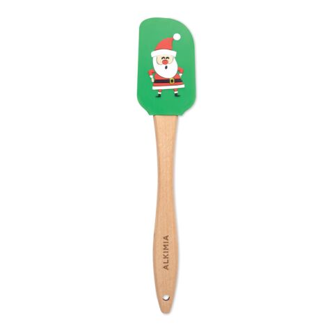 Spatule de Noël en silicone vert | sans marquage | non disponible | non disponible