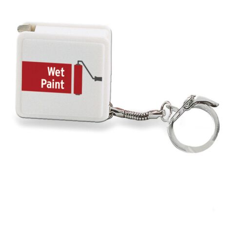 Porte-clefs mètre de 1 m blanc | sans marquage | non disponible | non disponible | non disponible