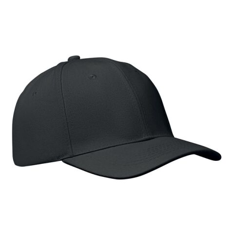 Casquette baseball 6 pans noir | sans marquage | non disponible | non disponible | non disponible