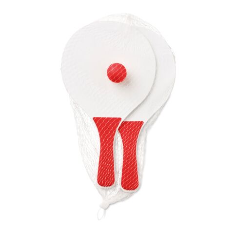 Set tennis de plage rouge | sans marquage | non disponible | non disponible | non disponible