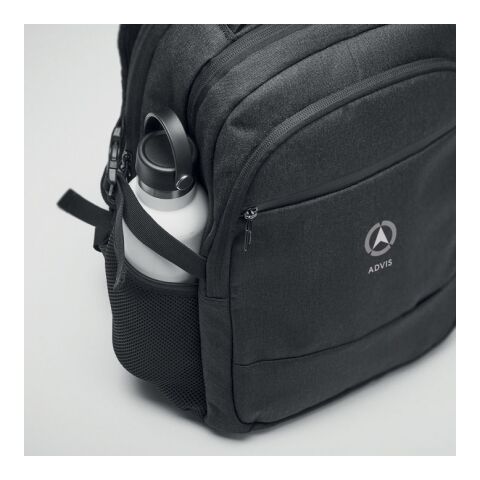 Sac à dos pour ordinateur 15&#039;&#039; RPET 600D noir | sans marquage | non disponible | non disponible | non disponible