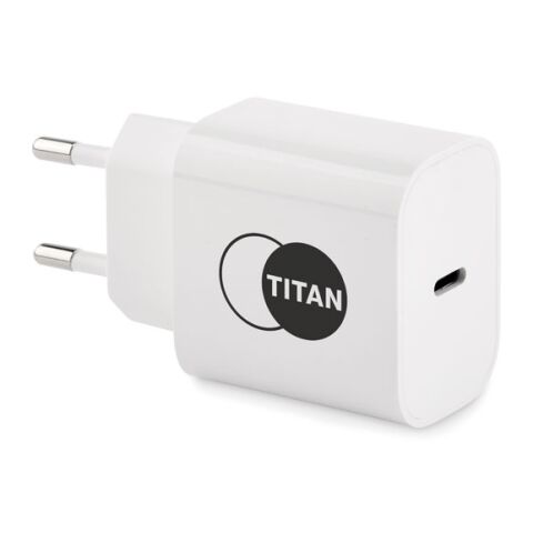 Chargeur USB 20W 2 ports, prise blanc | sans marquage | non disponible | non disponible | non disponible