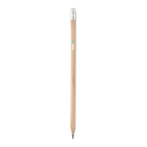 Crayon à papier avec gomme bois | sans marquage | non disponible | non disponible