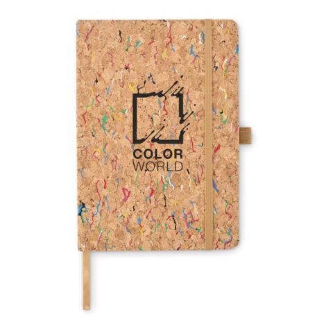 Cahier A5 en liège de couleur beige | sans marquage | non disponible | non disponible | non disponible